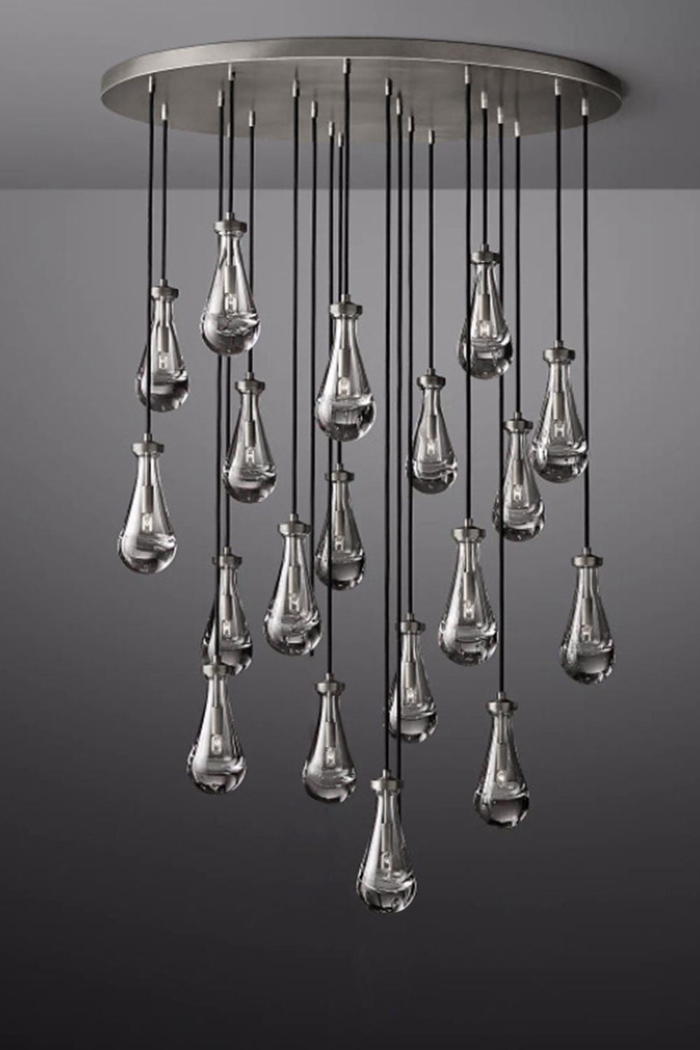 Raindrop Linear Chandelier