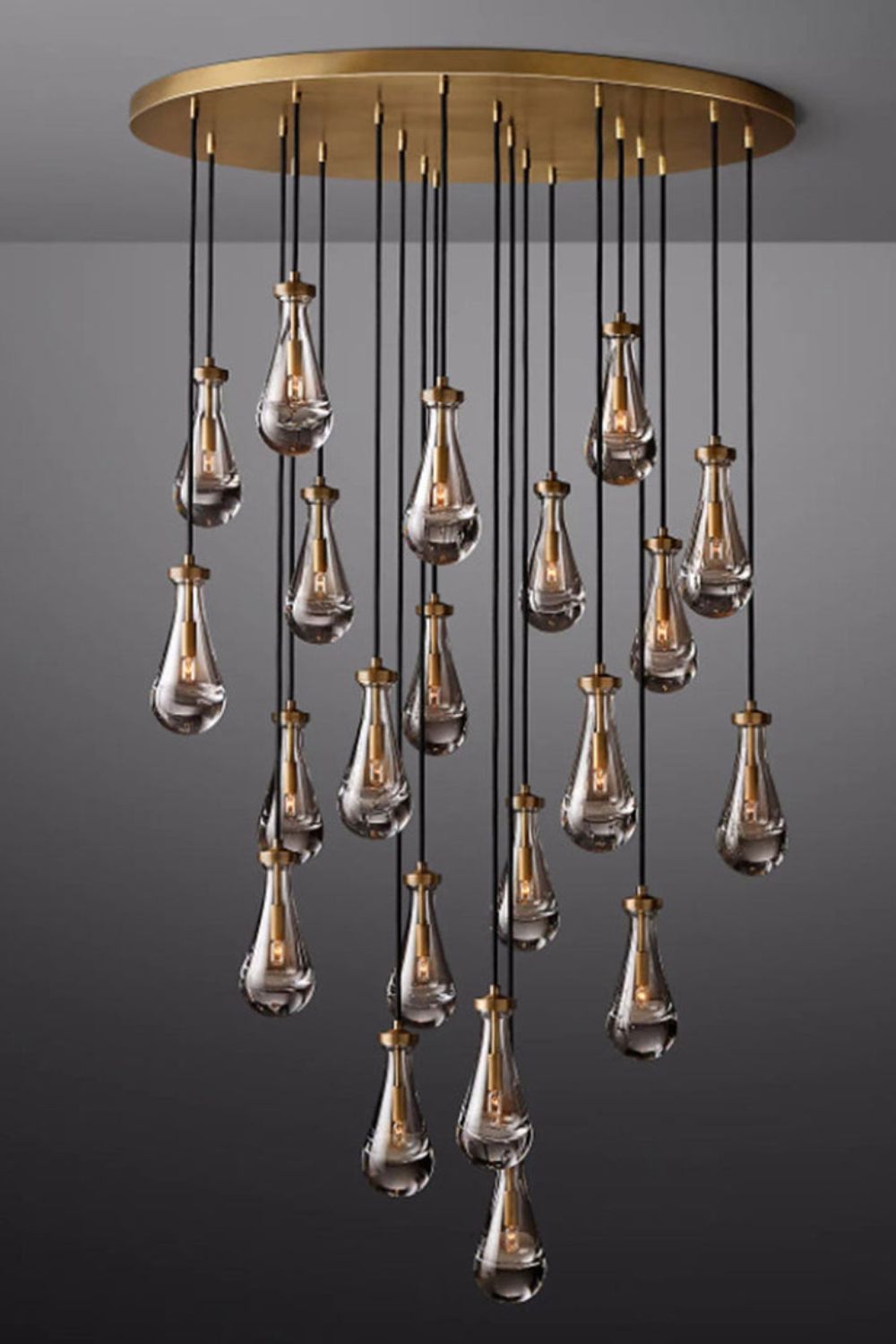 Raindrop Linear Chandelier