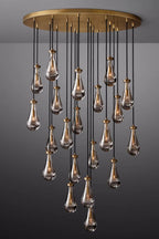 Raindrop Linear Chandelier