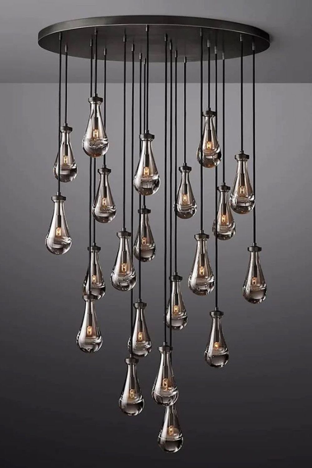 Raindrop Linear Chandelier