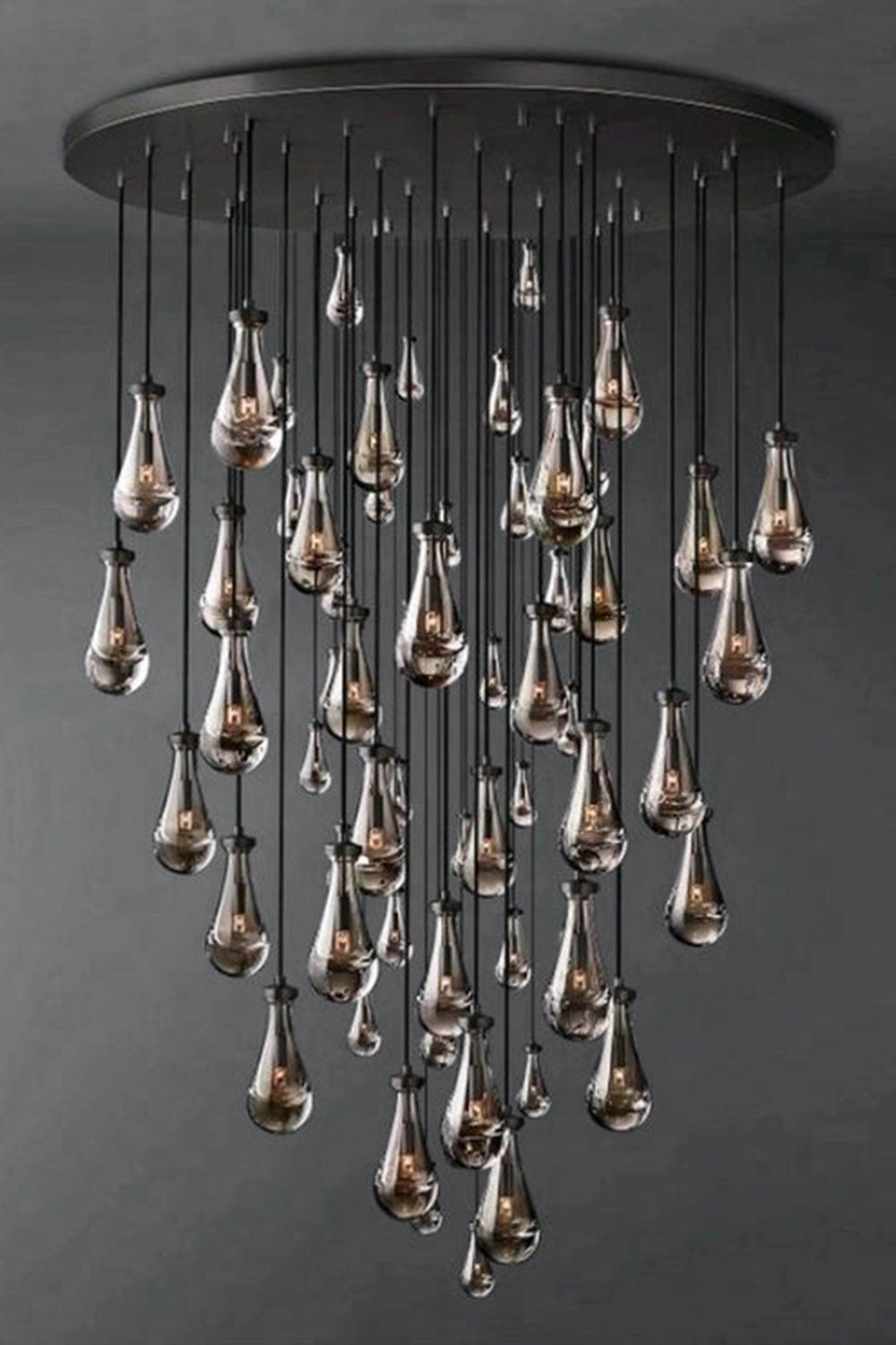 Raindrop Linear Chandelier