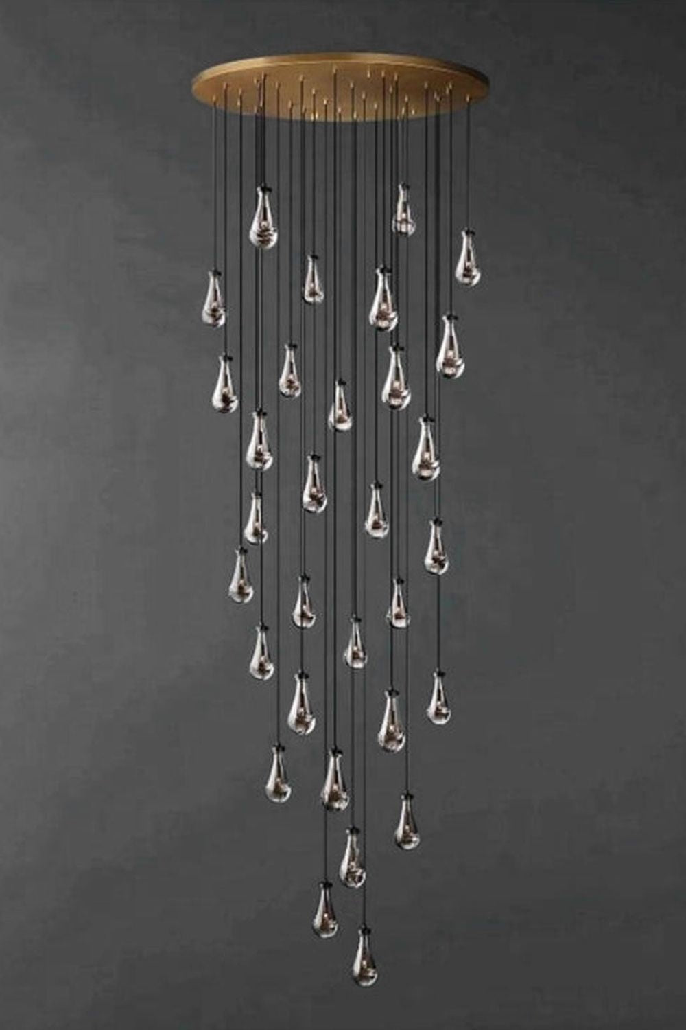 Raindrop Linear Chandelier