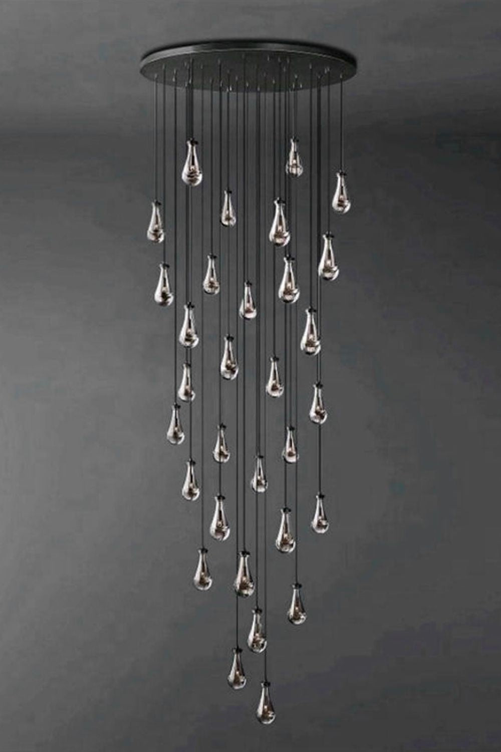 Raindrop Linear Chandelier