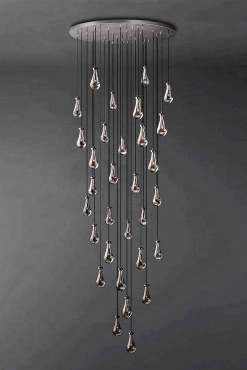 Raindrop Linear Chandelier