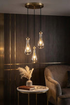 Raindrop Linear Chandelier