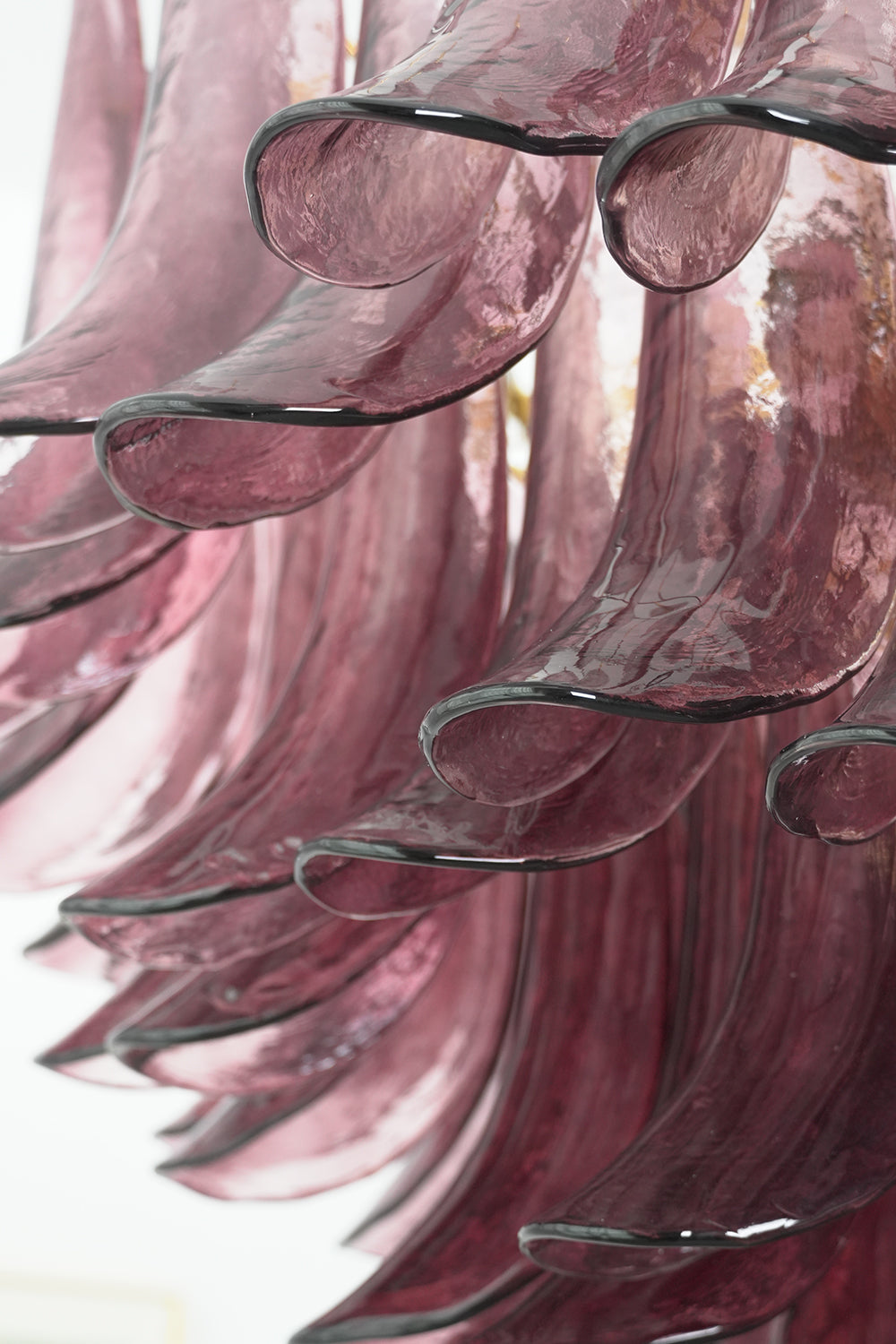 Regal Purple Cascade Chandelier
