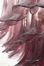 Regal Purple Cascade Chandelier