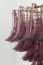 Regal Purple Cascade Chandelier
