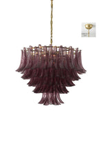 Regal Purple Cascade Chandelier