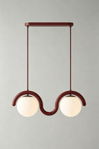 Rhythmic Flow Glass Pendant Lamp