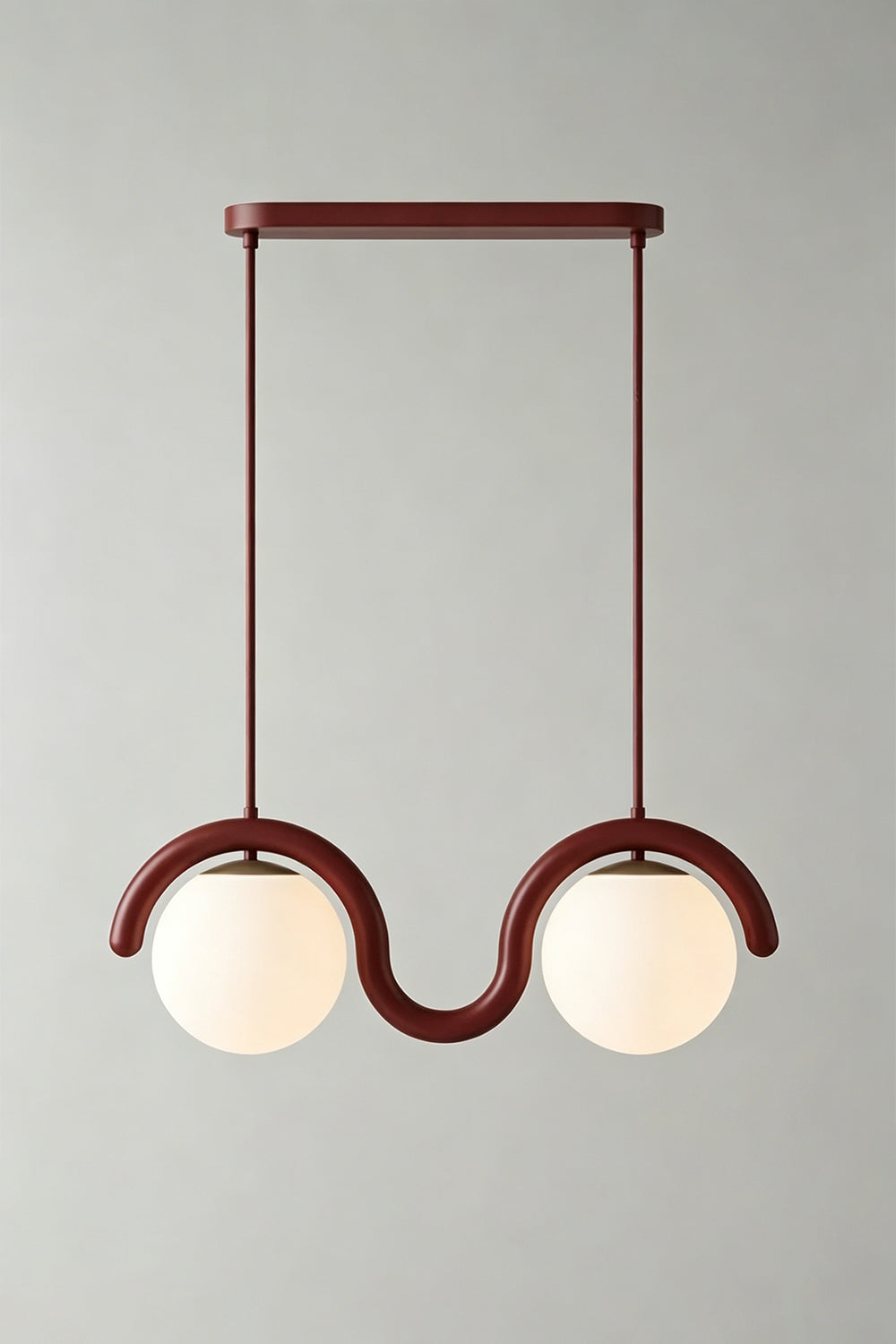Rhythmic Flow Glass Pendant Lamp