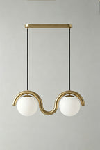 Rhythmic Flow Glass Pendant Lamp