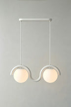 Rhythmic Flow Glass Pendant Lamp