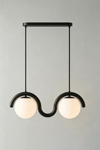 Rhythmic Flow Glass Pendant Lamp