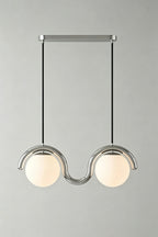 Rhythmic Flow Glass Pendant Lamp