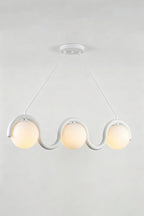 Rhythmic Flow Glass Pendant Lamp