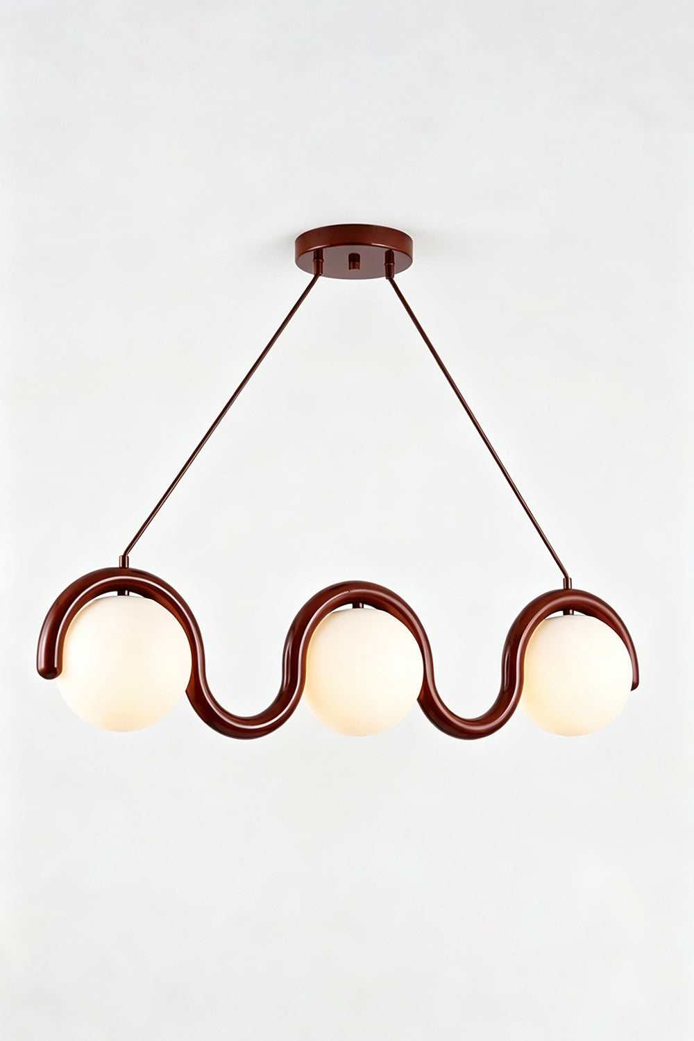 Rhythmic Flow Glass Pendant Lamp