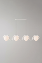 Rhythmic Flow Glass Pendant Lamp