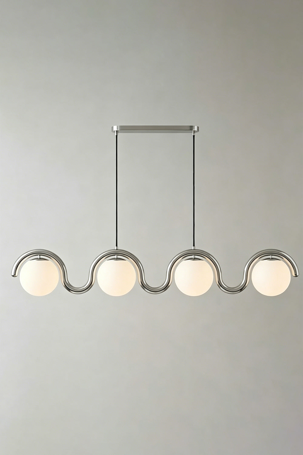 Rhythmic Flow Glass Pendant Lamp