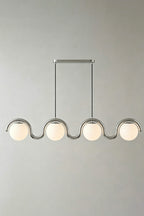 Rhythmic Flow Glass Pendant Lamp