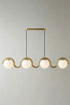 Rhythmic Flow Glass Pendant Lamp