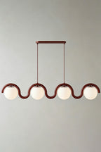 Rhythmic Flow Glass Pendant Lamp