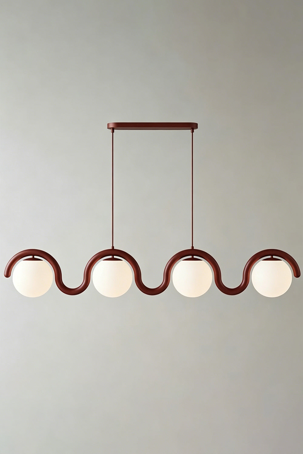 Rhythmic Flow Glass Pendant Lamp