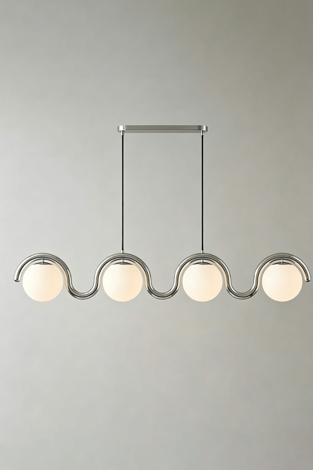 Rhythmic Flow Glass Pendant Lamp