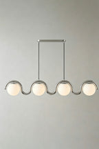 Rhythmic Flow Glass Pendant Lamp