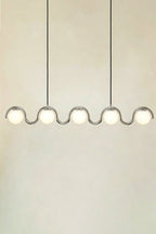 Rhythmic Flow Glass Pendant Lamp
