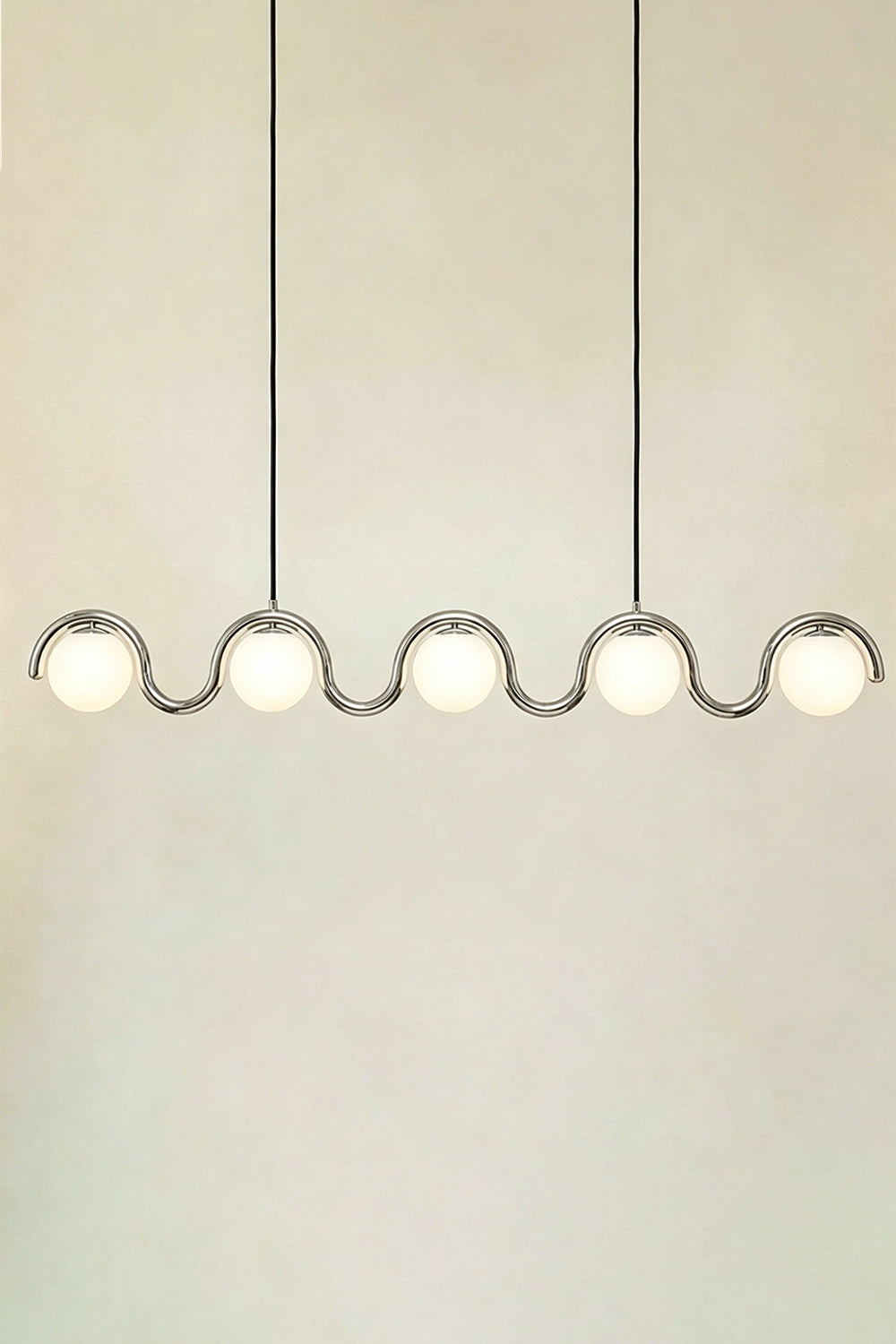 Rhythmic Flow Glass Pendant Lamp