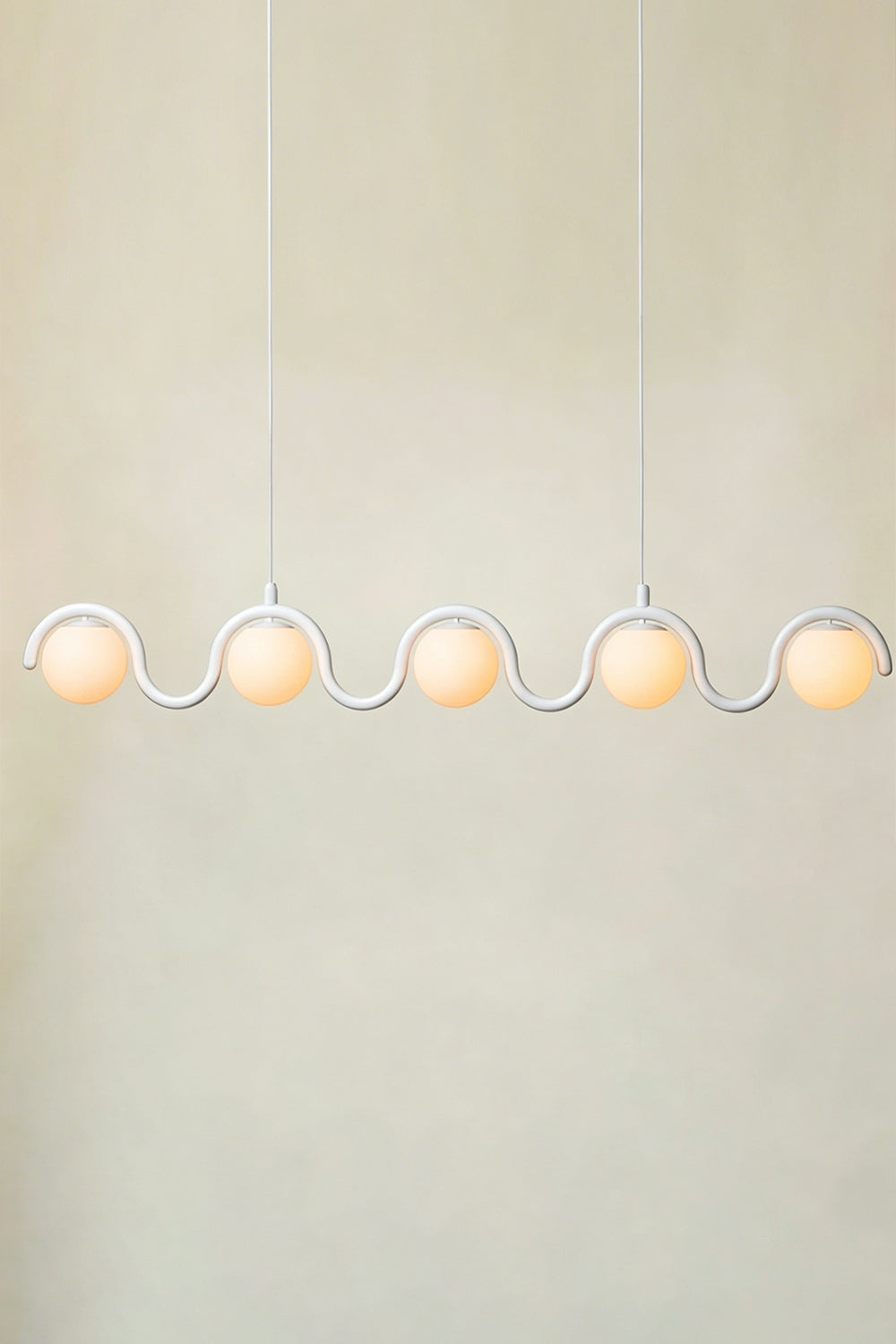 Rhythmic Flow Glass Pendant Lamp