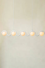 Rhythmic Flow Glass Pendant Lamp