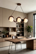 Rhythmic Flow Glass Pendant Lamp