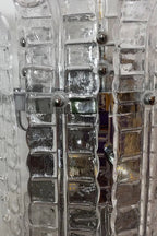 Ribbed Glass Ribbon Wall Light
