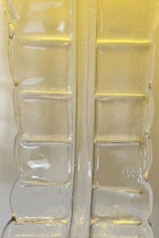 Ribbed Glass Ribbon Wall Light