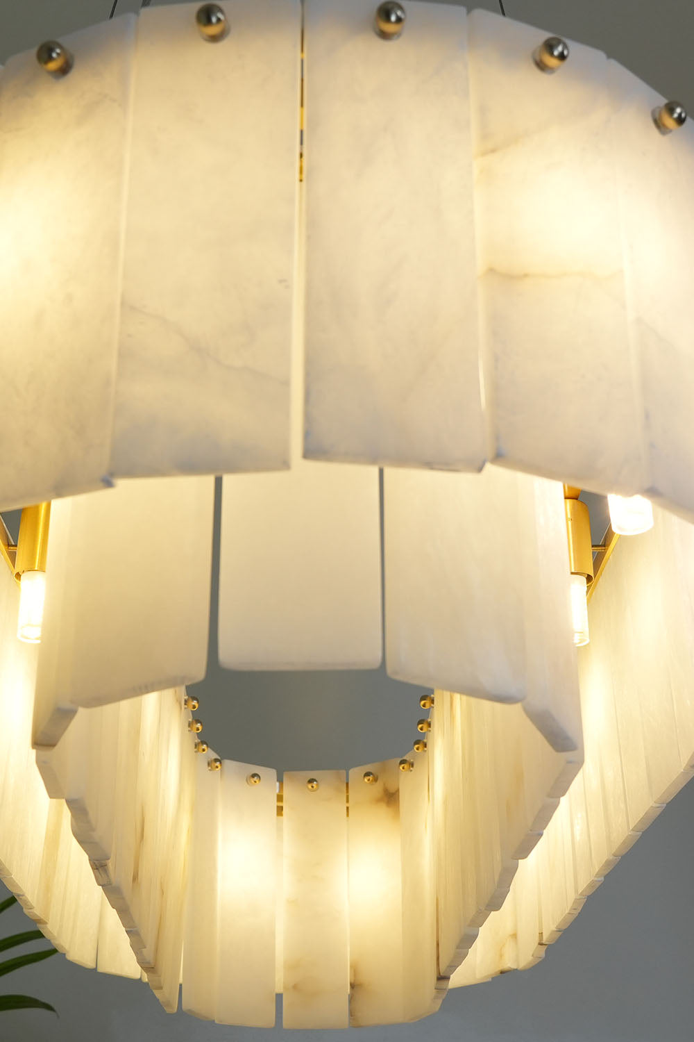 Rock Alabaster Chandelier