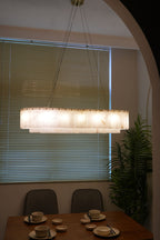 Rock Alabaster Chandelier