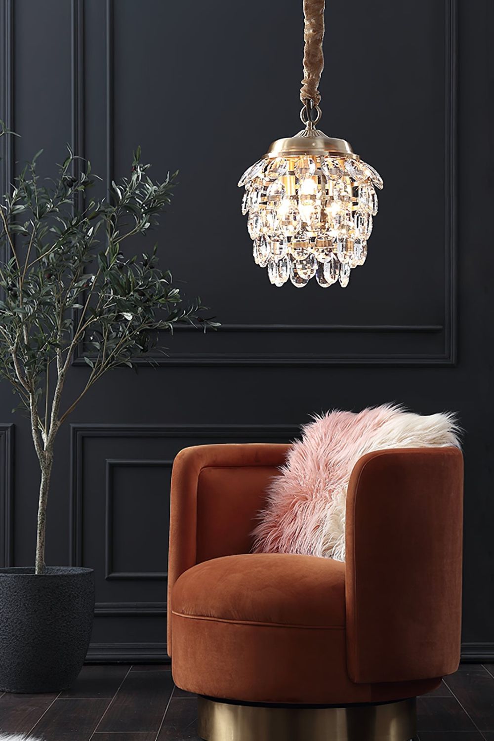 Roxanne Crystal Pendant Light