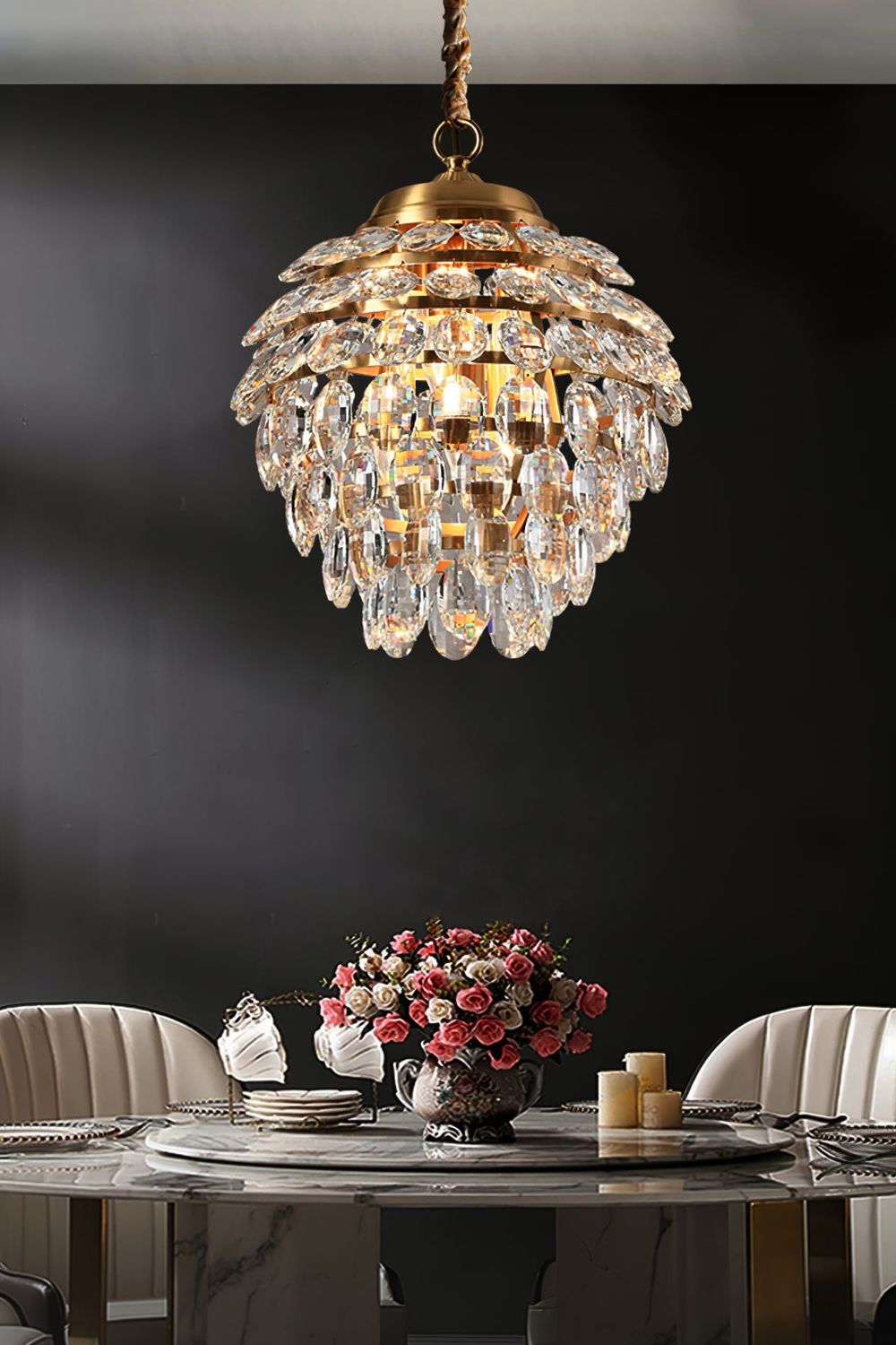 Roxanne Crystal Pendant Light