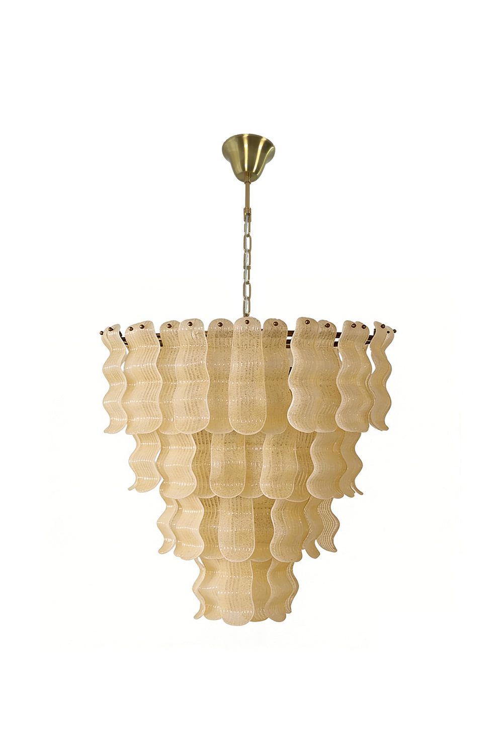 Ruffled Tiered Chandelier