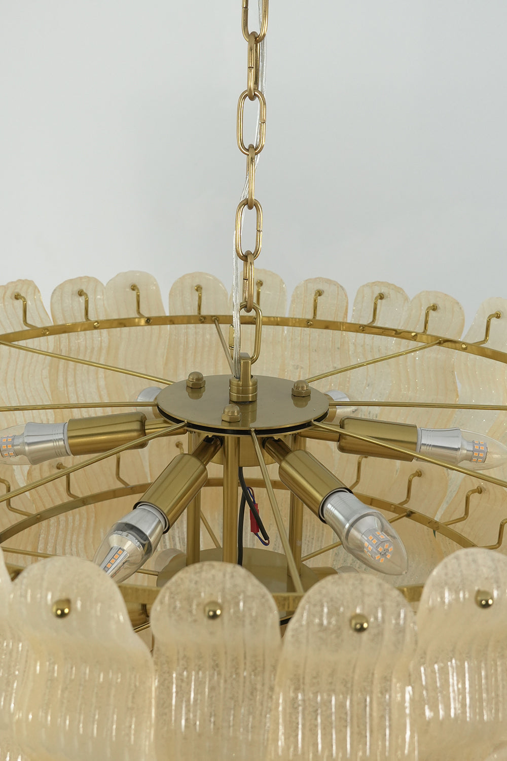 Ruffled Tiered Chandelier