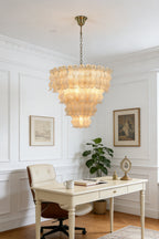 Ruffled Tiered Chandelier