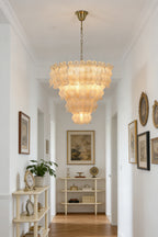 Ruffled Tiered Chandelier