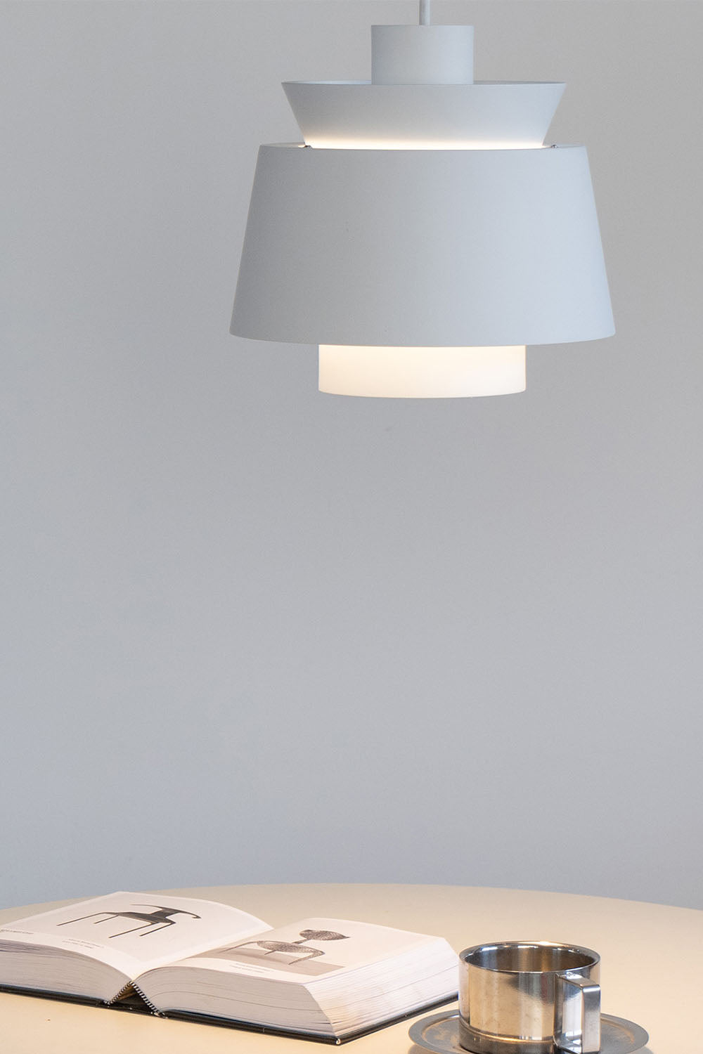 Sculptural Brass Dome Pendant Lamp