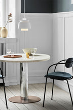 Sculptural Brass Dome Pendant Lamp
