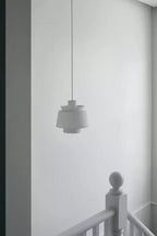 Sculptural Brass Dome Pendant Lamp