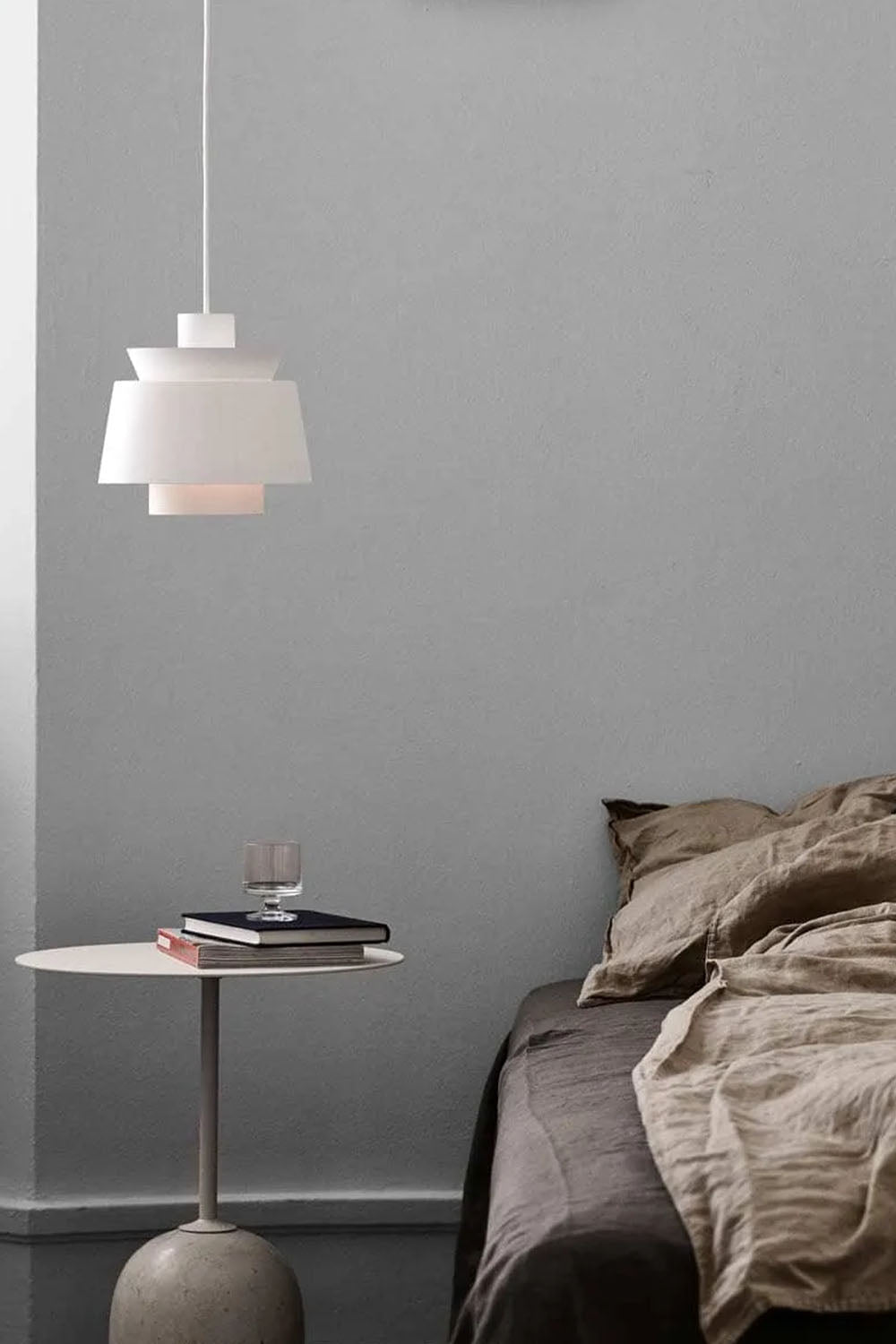 Sculptural Brass Dome Pendant Lamp