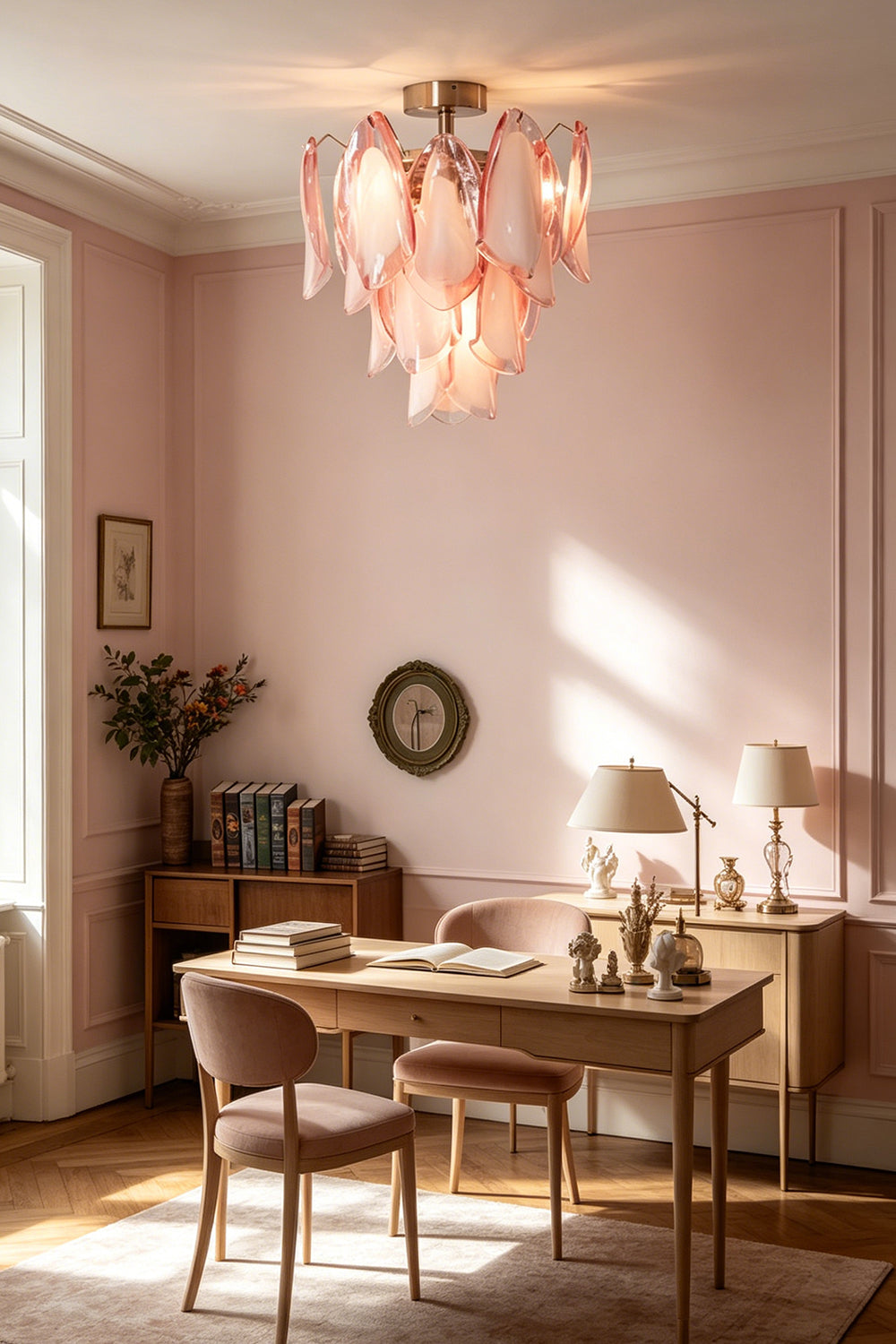 Seraph Petal Glass Ceiling Light