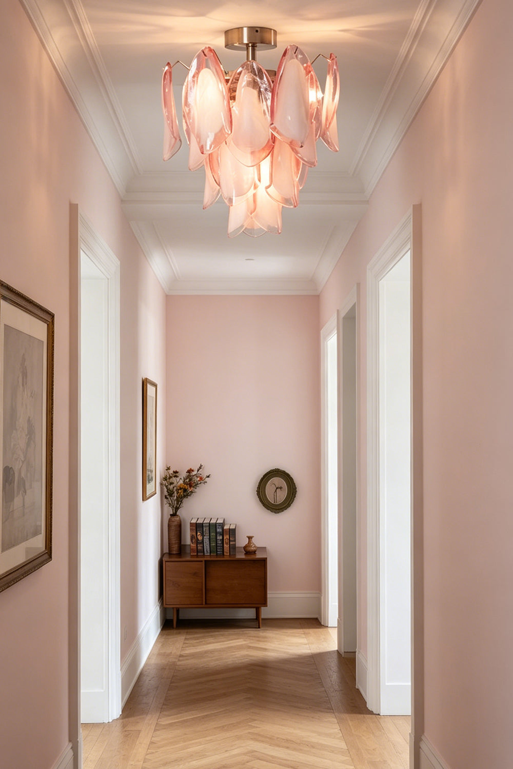 Seraph Petal Glass Ceiling Light
